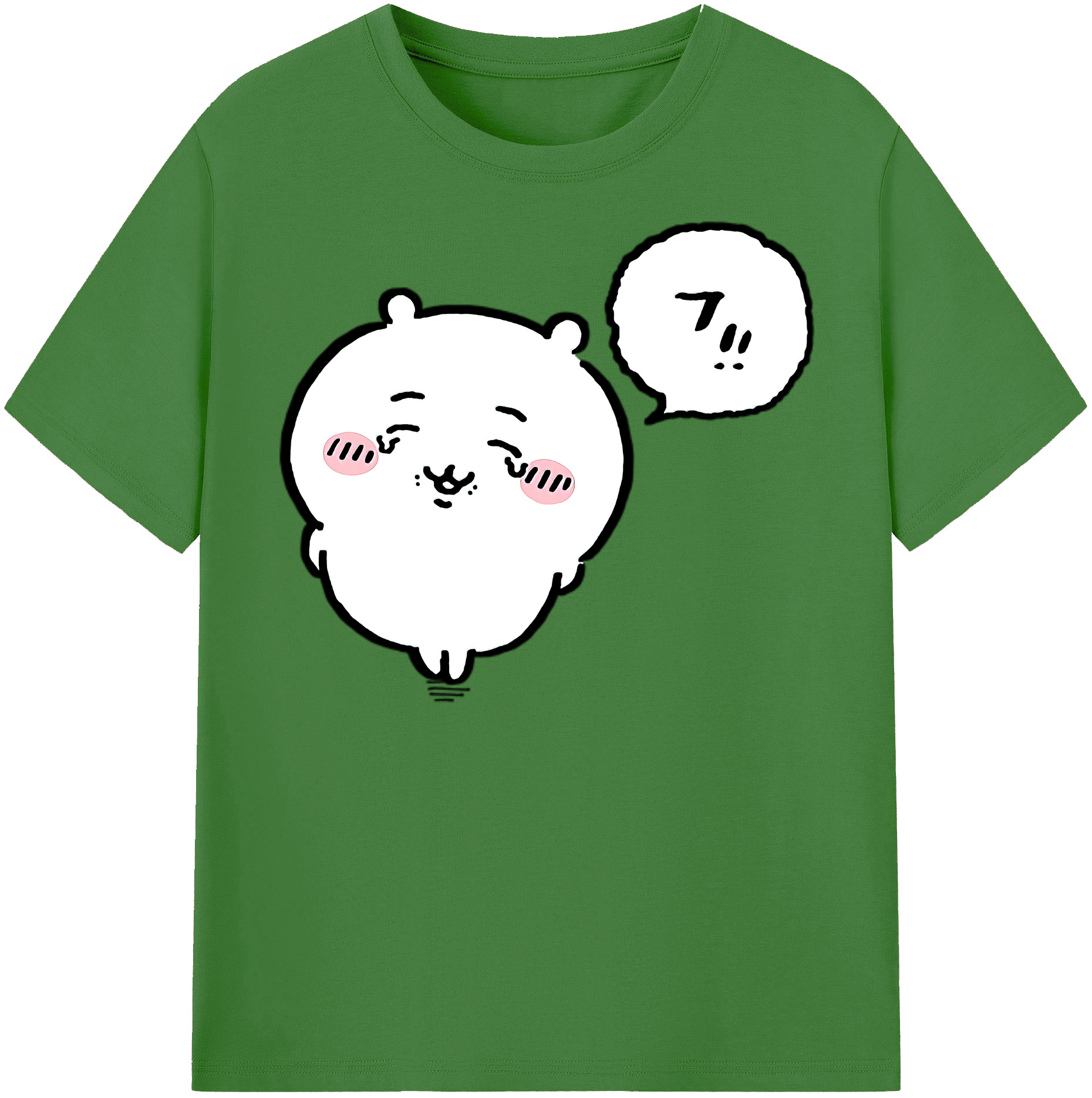 （画像用） ちいかわ ちいかわ Chii-kawa chiikawa レディースカジュアルプリントTシャツ（綿100％）